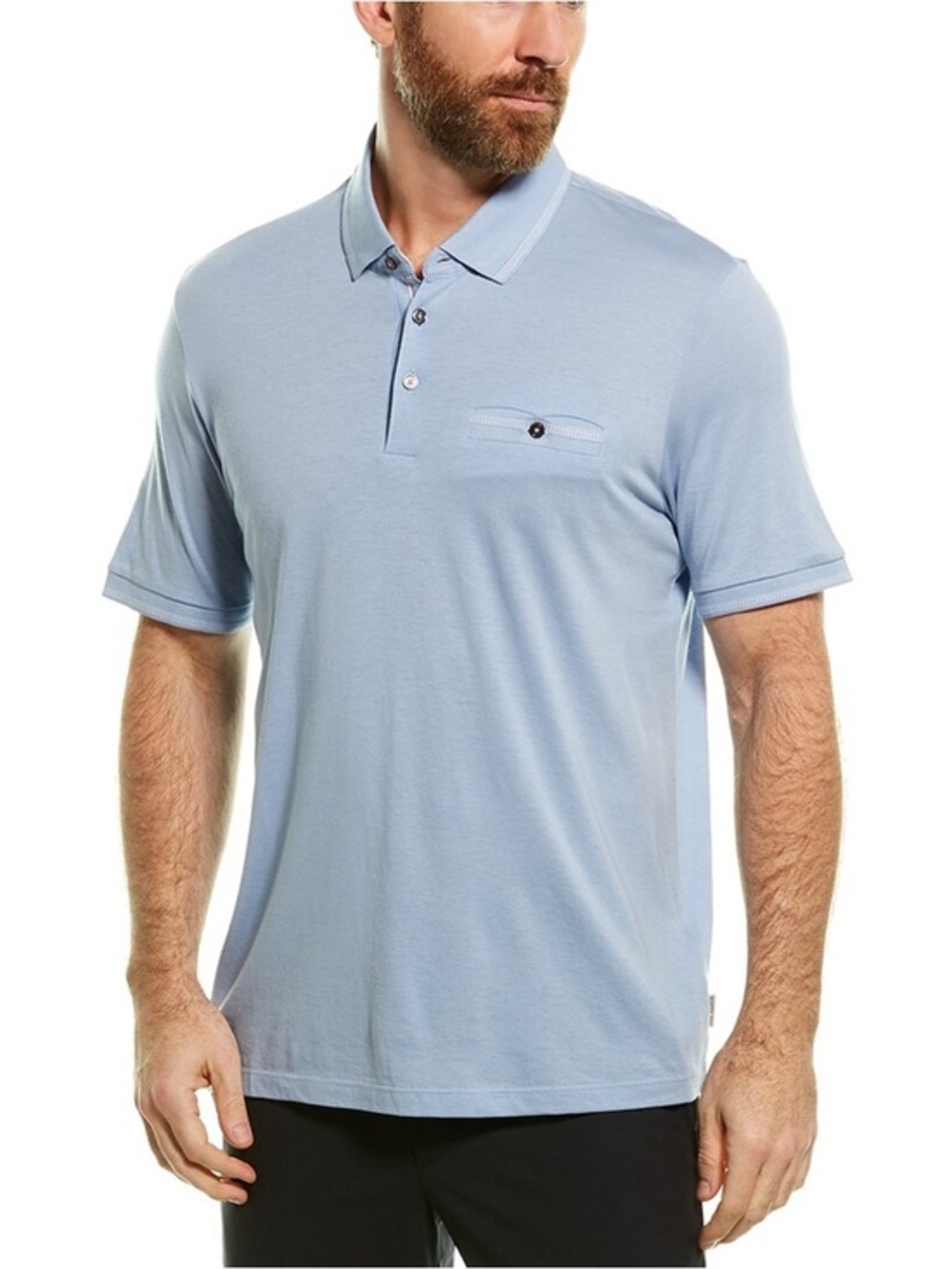 Ted Baker NWT Tortila Polo Shirt in Sky Blue Size 5 or US Extra Large